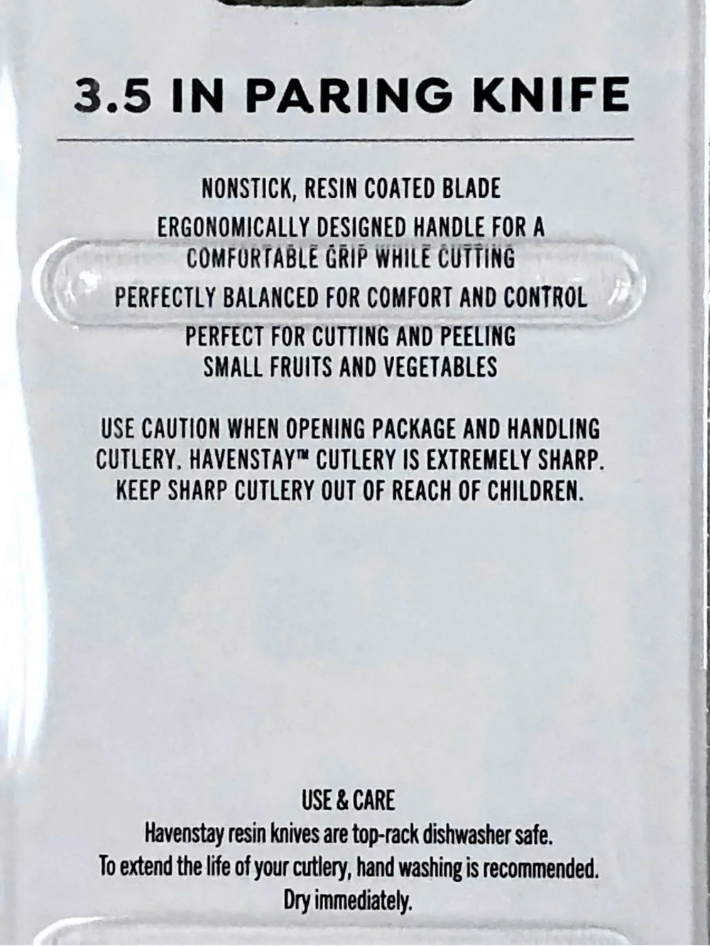 🥑$6🥑 NEW HAVENSTAY 3.5 inch Paring Knife with Blade Cover Red